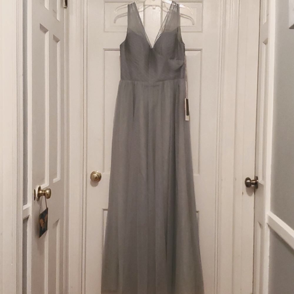 Sage Size 10 Floor length dress by foryoudress NWT